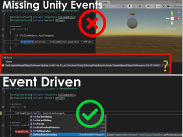 Missing Unity Events