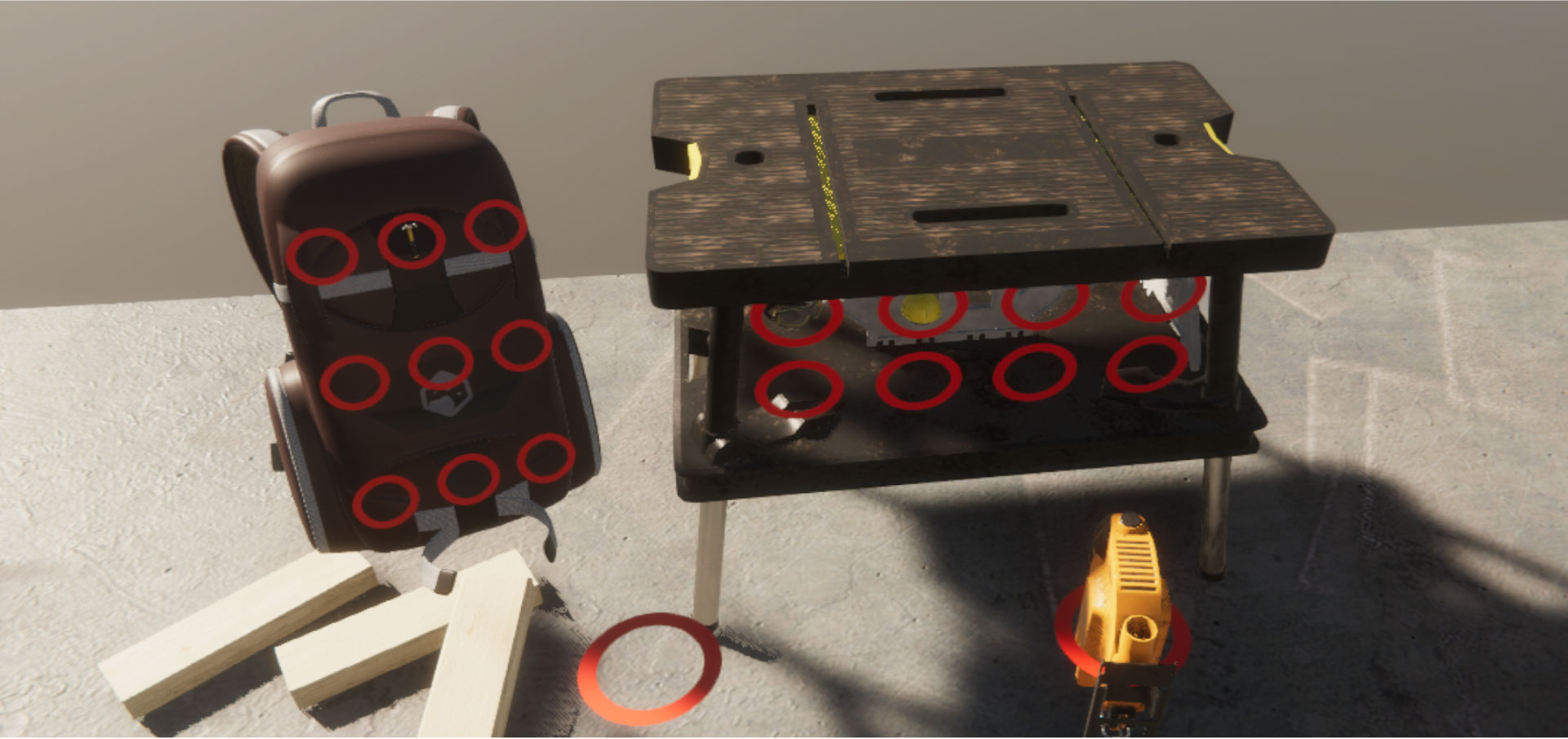 Backpack Invatory Immersive VR Inventory - (Backpack / Holsters / Containers)