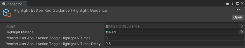 Highlight Guidance - Setup